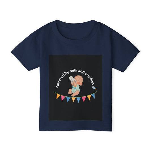 Powered by Milk and Cuddles Toddler T-Shirt